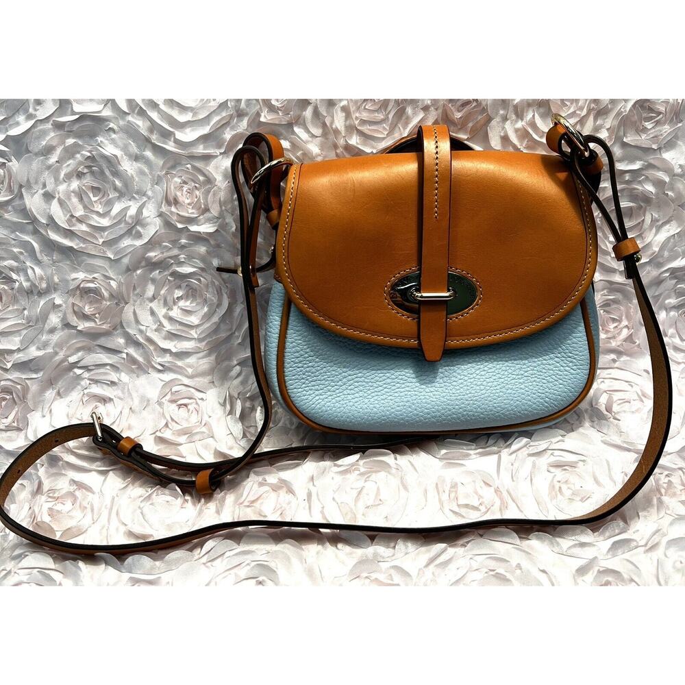 Dooney & Bourke Cristina Bag w Dust Cover, Baby Blue NWOT - Picture 2 of 11